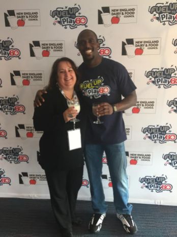 Always hosting fun and health-oriented programs for her district, April organized a local celebrity event called "Where in BMHS Is Devin McCourty?" a New England Patriots defensive back, leading up to a Fuel Up to Play60 event.